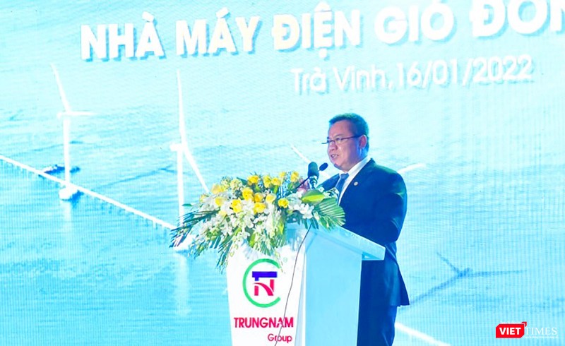 Ông Nguyễn Tâm Tiến - Tổng Giám đốc Trungnam Group phát biểu tại lễ khánh thành nhà máy Ông Nguyễn Tâm Tiến - Tổng Giám đốc Trungnam Group phát biểu tại lễ khánh thành nhà máy