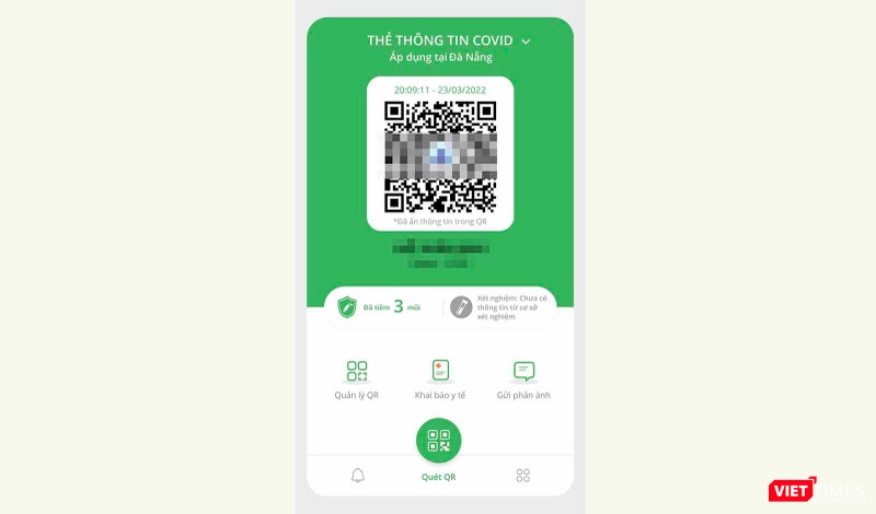 Ứng dụng PC-COVID sẽ tự động hiển thị mã QR hộ chiếu vaccine điện tử cho người dân