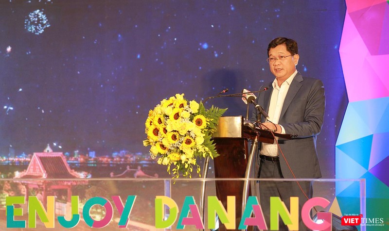 Ông Trần Phước Sơn - Phó Chủ tịch UBND TP Đà Nẵng phát biểu tại buổi họp báo Ông Trần Phước Sơn - Phó Chủ tịch UBND TP Đà Nẵng phát biểu tại buổi họp báo