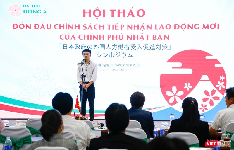Sinh viên tham gia cuộc thi hùng biện bằng tiếng Nhật