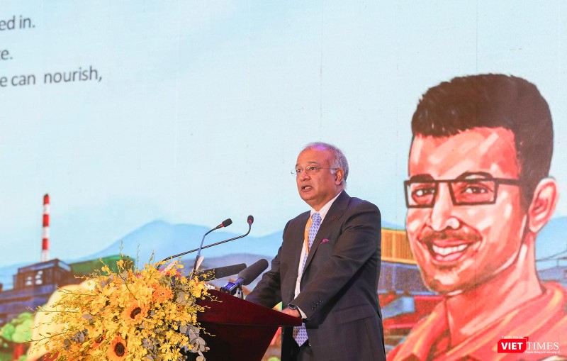 Đại diện doanh nghiệp Ấn Độ phát biểu tại sự kiện.