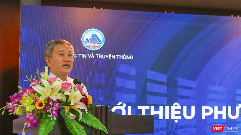 Ông Nguyễn Quang Thanh – Giám đốc Sở TT&amp;TT TP Đà Nẵng - phát biểu tại hội thảo