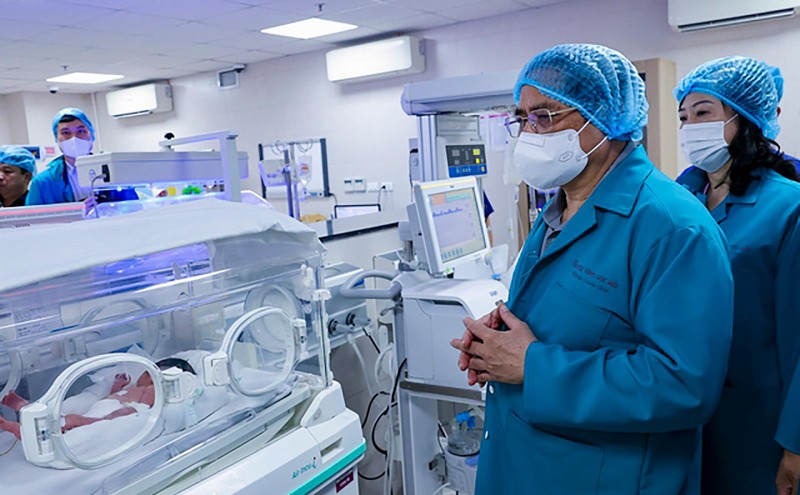 Thủ tướng Phạm Minh Chính thăm cơ sở vật chất Bệnh viện Sản Nhi Phú Thọ (ảnh Nhật Bắc/VGP) Thủ tướng Phạm Minh Chính thăm cơ sở vật chất Bệnh viện Sản Nhi Phú Thọ (ảnh Nhật Bắc/VGP)