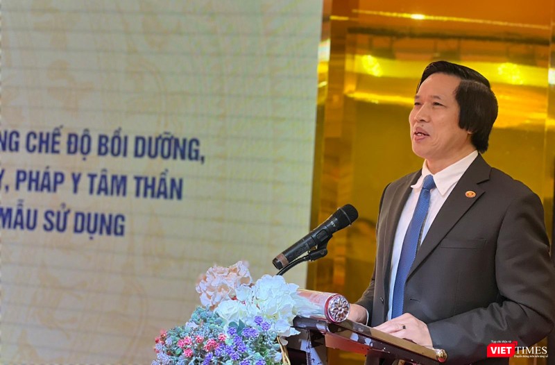 TS.Cao Hưng Thái- Phó Cục trưởng Cục Quản lý Khám, chữa bệnh phát biểu tại sự kiện