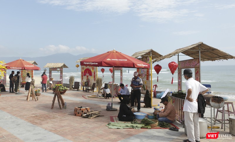 Không gian &quot;Xuân yêu thương 2023&quot; tại bãi biển Mỹ An