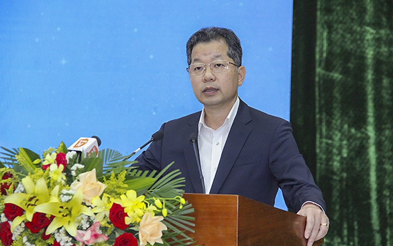 Ông Nguyễn Văn Quảng - Bí thư Thành ủy Đà Nẵng phát biểu tại hội thảo (Ảnh danang.gov) Ông Nguyễn Văn Quảng - Bí thư Thành ủy Đà Nẵng phát biểu tại hội thảo (Ảnh danang.gov)