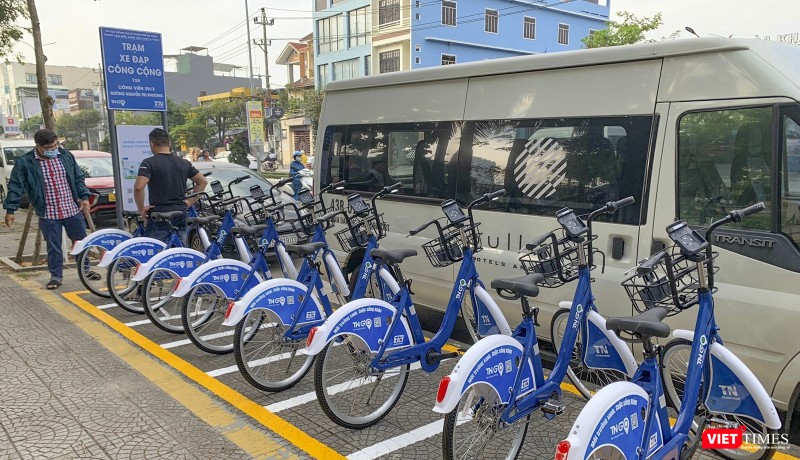 Có khoảng 600 xe đạp công cộng được đưa vào phục vụ người dân và du khách ở Đà Nẵng