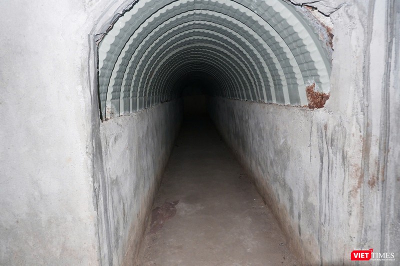 Cận cảnh một đường hầm bí mật tại khu căn cứ K20