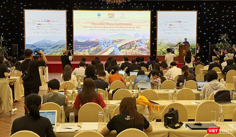 Quang cảnh họp báo Liên hoan phim châu Á Đà Nẵng 2025. vt_lien hoan phim 2.png