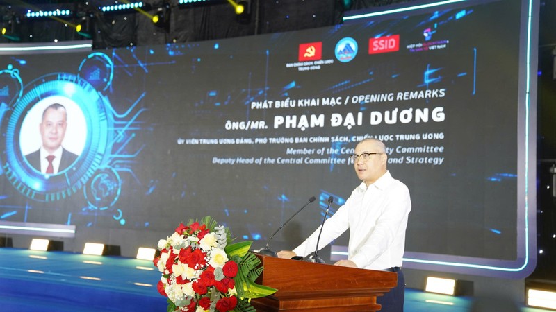 Ông Phạm Đại Dương, Phó Trưởng Ban Chính sách, chiến lược Trung ương phát biểu tại phiên khai mạc. z6956131619716_c934c94291b7b6da458189b0ba308db5.jpg