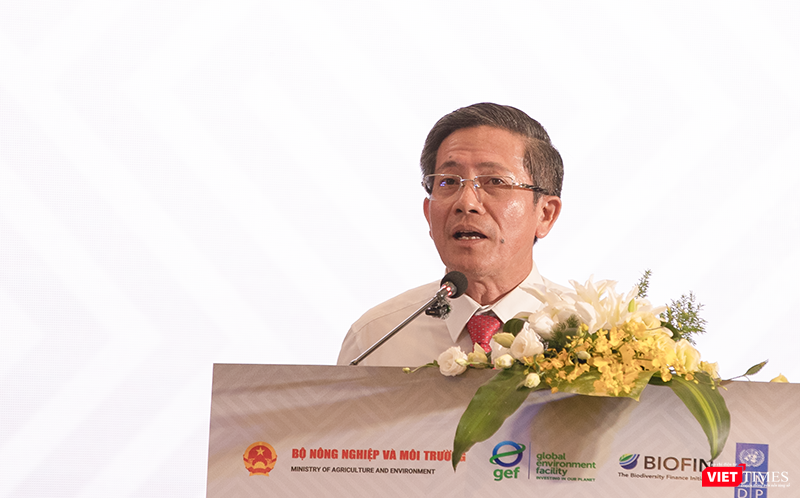 Ông Trần Nam Hưng, Phó Chủ tịch UBND thành phố Đà Nẵng phát biểu với tư cách thành phố đăng cai hội nghị. vt_tran nam hung.png