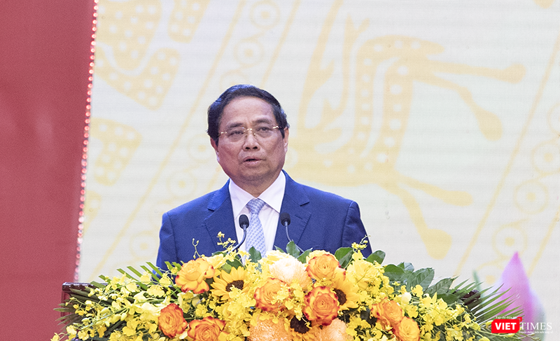 Thủ tướng Phạm Minh Chính phát biểu tại Lễ kỷ niệm 80 năm ngày Truyền thống LLVT Quân khu 5. vt_quan khu 5 3.png