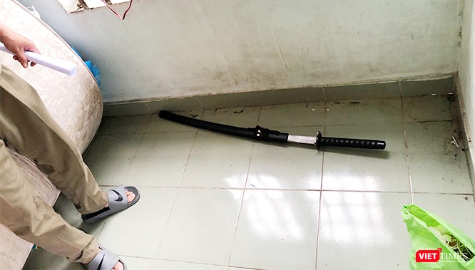 Hung khí bị cơ quan công an thu giữ.