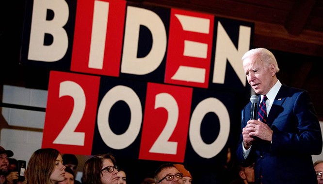 Cựu Phó Tổng thống Joe Biden đang được xem là ứng viên có cơ hội tốt nhất để trở thành người quyết đấu cuối cùng với Trump vào tháng 11 này. Ông Biden có quan điểm chính sách trung dung. Cựu Phó Tổng thống Joe Biden đang được xem là ứng viên có cơ hội tốt nhất để trở thành người quyết đấu cuối cùng với Trump vào tháng 11 này. Ông Biden có quan điểm chính sách trung dung.