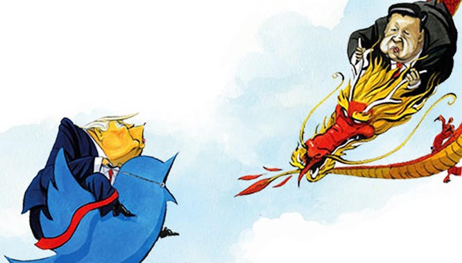 Hai nước đối đầu chan chát ở mọi phương diện liên quan đến đại dịch Covid-19 (Ảnh minh họa)