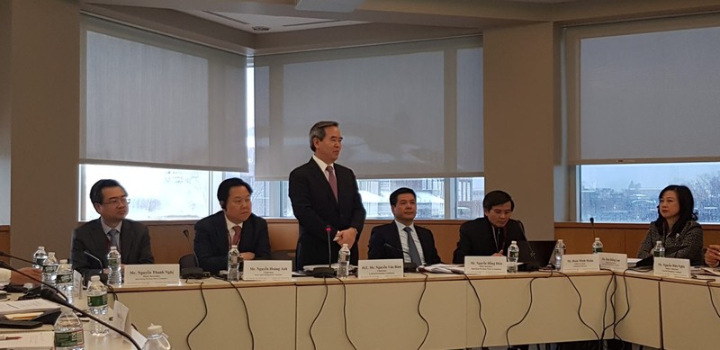 Ông Nguyễn Văn Bình, Ủy viên Bộ Chính trị, Trưởng Ban Kinh tế Trung ương tham dự Diễn đàn Đối thoại Chính sách cấp cao VELP tại Harvard tháng 12 năm 2019 do Đại học Fulbright Việt Nam phối hợp với Đại học Harvard tổ chức. (Ảnh: FUV) Ông Nguyễn Văn Bình, Ủy viên Bộ Chính trị, Trưởng Ban Kinh tế Trung ương tham dự Diễn đàn Đối thoại Chính sách cấp cao VELP tại Harvard tháng 12 năm 2019 do Đại học Fulbright Việt Nam phối hợp với Đại học Harvard tổ chức. (Ảnh: FUV)