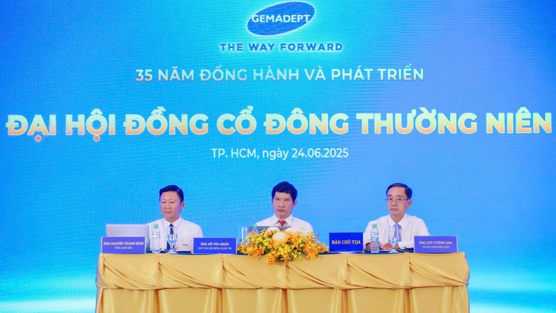 Đại hội đồng cổ đông thường niên năm 2025 của Gemadept. Ảnh: HL