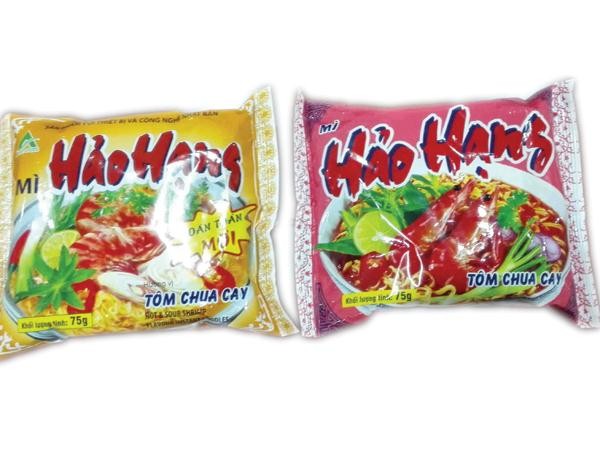 Sản phẩm Mì Hảo Hạng của Asia Foods bị tố vi phạm quyền sở hữu trí tuệ. 