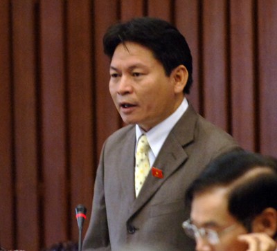 Chủ tịch VIetA Bank Phương Hữu Việt hiện là đại biểu quốc hội. Ảnh: Chinhphu.vn.