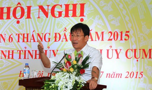 Phó trưởng ban Phạm Anh Tuấn cho biết Ban Nội chính rất bức xúc trước việcthu hồi tài sản tham nhũngthấp. Ảnh: Noichinh.vn.