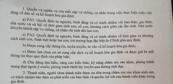 Đề xuất gia đình Việt được sinh con thoải mái ảnh 1 Đề xuất gia đình Việt được sinh con thoải mái ảnh 1