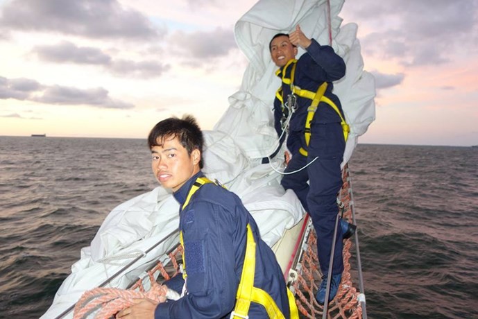 Tàu buồm huấn luyện đầu tiên của Hải quân Việt Nam rẽ sóng tại Ba Lan ảnh 5 Tàu buồm huấn luyện đầu tiên của Hải quân Việt Nam rẽ sóng tại Ba Lan ảnh 5