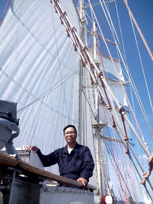 Tàu buồm huấn luyện đầu tiên của Hải quân Việt Nam rẽ sóng tại Ba Lan ảnh 7 Tàu buồm huấn luyện đầu tiên của Hải quân Việt Nam rẽ sóng tại Ba Lan ảnh 7