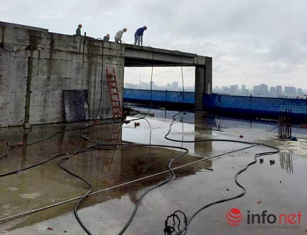 Hình ảnh “cắt ngọn” tòa nhà 8B Lê Trực ảnh 3 Hình ảnh “cắt ngọn” tòa nhà 8B Lê Trực ảnh 3