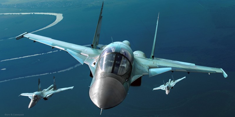 Chiến đấu cơ Su-34 tối tân và nhiều loại vũ khí của Nga đã lần đầu tiên xung trận thực chiến tại Syria