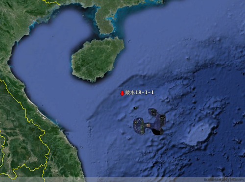 Vị trí giếng dầu Lăng Thủy18-1-1. Ảnh:liuqiankktt.blog.163 Vị trí giếng dầu Lăng Thủy18-1-1. Ảnh:liuqiankktt.blog.163