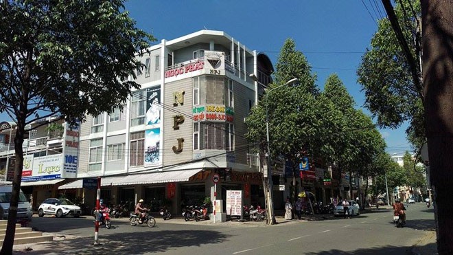 Tiệm vàng nơi xảy ra vụ lừa 58kg vàng giả. Tiệm vàng nơi xảy ra vụ lừa 58kg vàng giả.