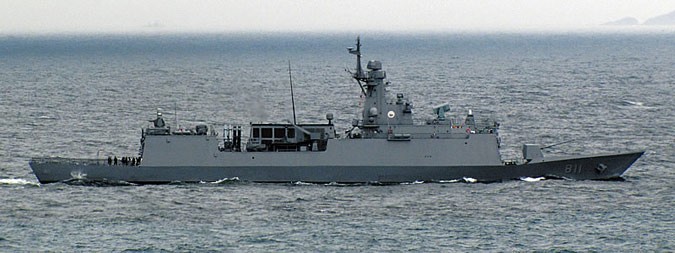 Frigate Incheon của Hải quân Hàn Quốc