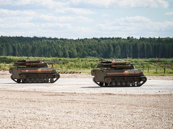 Robot chiến đấu đa năng Uran-9 Robot chiến đấu đa năng Uran-9