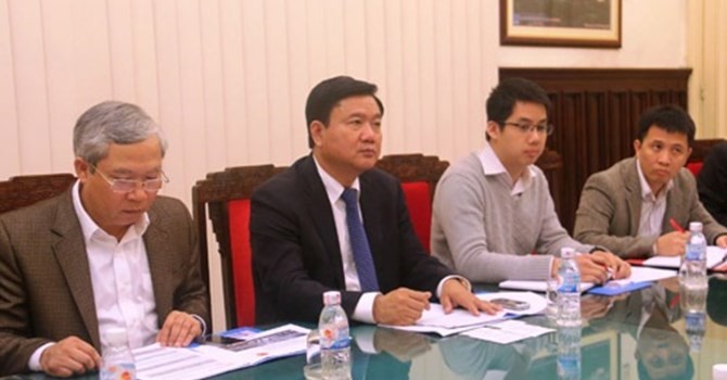 Bộ trưởng Đinh La Thăng tại hội nghị công tác thanh tra GTVT sáng nay.
