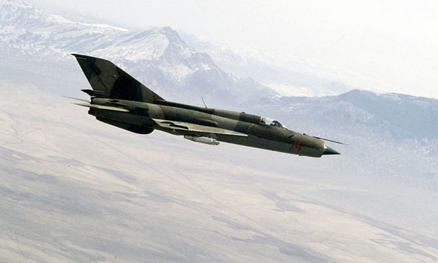 MiG-21 Fishbed đang bay (A. Solomonov/RIA Novosti) MiG-21 Fishbed đang bay (A. Solomonov/RIA Novosti)