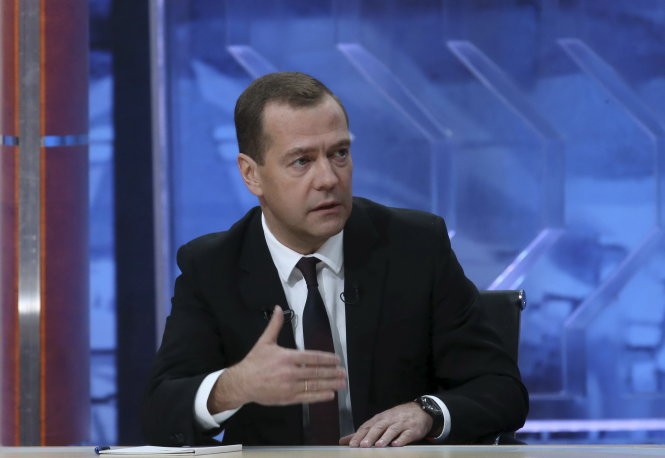 Thủ tướng Nga Dmitry Medvedev