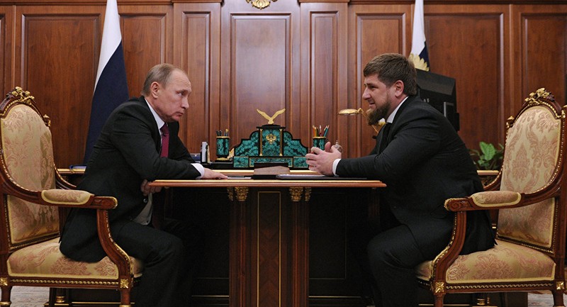 Tổng thống Putin và ông Kadyrov