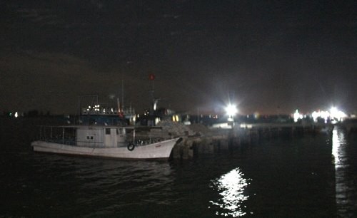 Cảng Hải đội 2, nơi đón tàu biên phòng chở thi thể phi công Trần Quang Khải. Ảnh: Hải Bình.