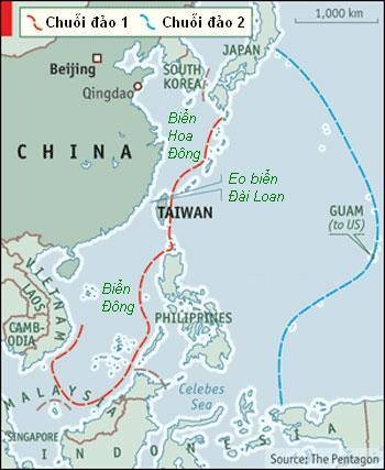 Trung Quốc âm mưu lập 'chuỗi phòng thủ bán nguyệt' trên Thái Bình Dương ảnh 2 Trung Quốc âm mưu lập 'chuỗi phòng thủ bán nguyệt' trên Thái Bình Dương ảnh 2