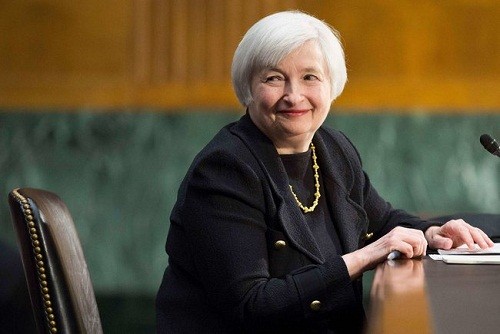 Janet Yellen chủ tịch Cục dự trữ Liên bang Mỹ