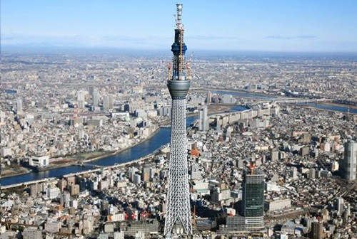 Tháp truyền hình Việt Nam dự kiến sẽ cao hơn tháp Sky Tree ở Tokyo (Nhật Bản).