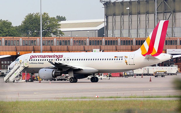 Một chiếc máy bay Airbus A320 của hãng hàng không Germanwings