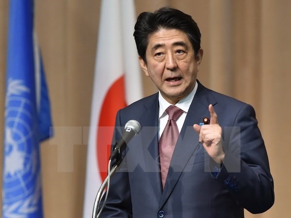 Thủ tướng Nhật Bản Shinzo Abe. (Nguồn: AFP/TTXVN)