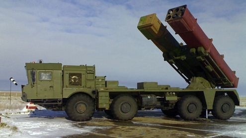 Uy lực khủng khiếp của pháo phản lực bắn loạt “Tornado - G“ ảnh 6 Uy lực khủng khiếp của pháo phản lực bắn loạt “Tornado - G“ ảnh 6