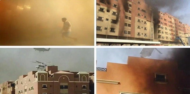 Hình ảnh vụ cháy được chia sẻ trên mạng xã hội - Ảnh: IBT Hình ảnh vụ cháy được chia sẻ trên mạng xã hội - Ảnh: IBT