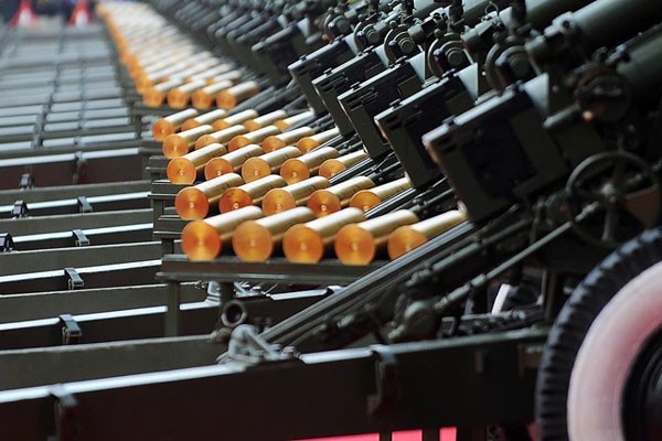 Đạn đại bác đã sẵn sàng. Ảnh: Quý Đoàn. Đạn đại bác đã sẵn sàng. Ảnh: Quý Đoàn.