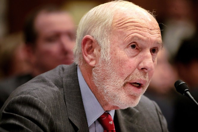 Nhà toán học kiêm thương gia Jim Simons - Ảnh: Reuters