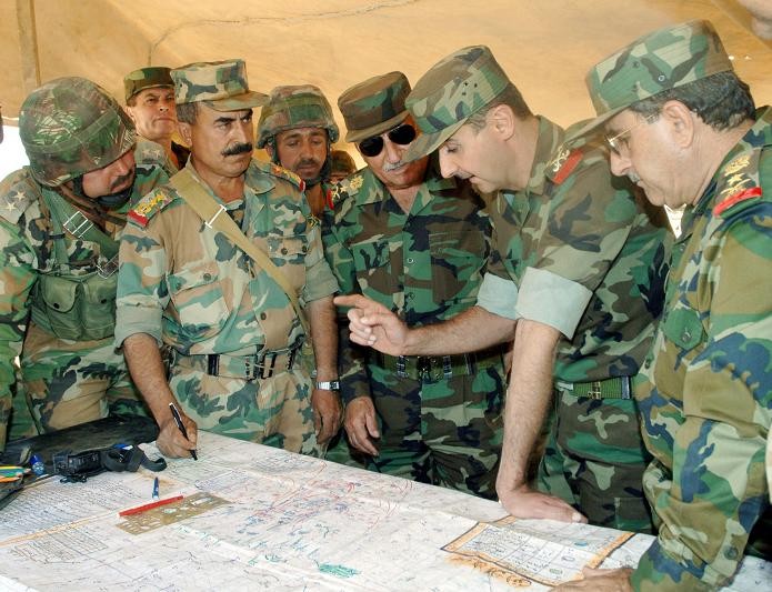 Tổng thống Al Assad trên chiến trường