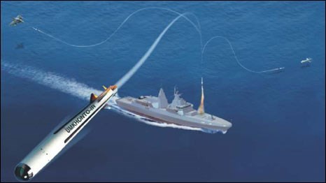 Tên lửa chống hạm phóng từ tầu tuần duyên Slam . Tên lửa chống hạm phóng từ tầu tuần duyên Slam .