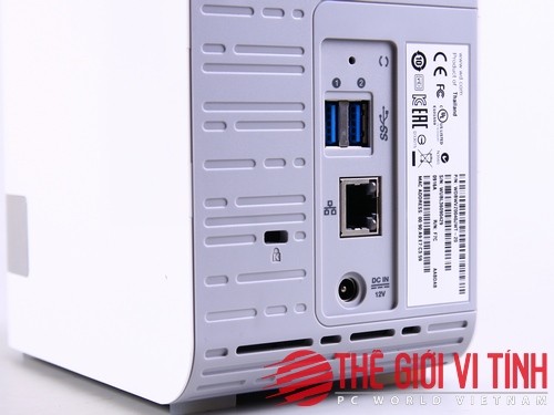 Ngoài ra, WD còn bố trí lỗ khóa Kensington nhằm hạn chế tình trạng bị đánh cắp hay di chuyển sai vị trí.